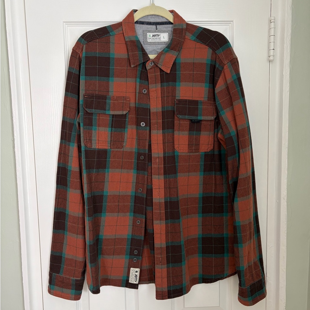 Jetty Brown/Green Flannel Shirt